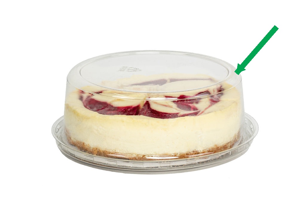 6 inch Cheesecake 2.5 inch Dome