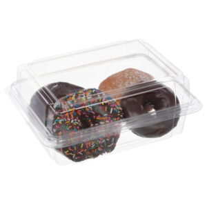 4 inch Deep rPET Bakery Clamshell