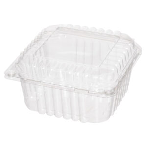 Quart Square rPET Clamshell