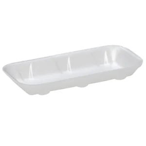 1.5 Foam Meat Tray White