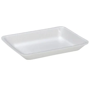 4P Foam Tray White