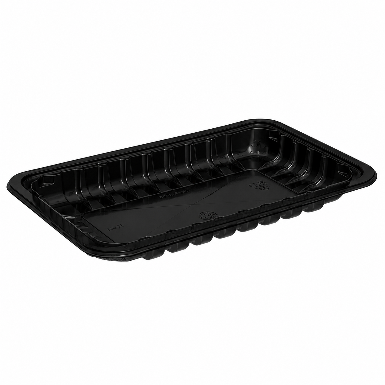 10P MAP rPET TRAY 1" Black