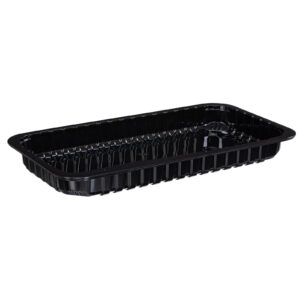 25P Black rPET Processor Tray