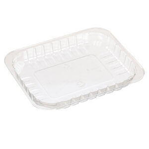 4P Clear rPET Processor Tray