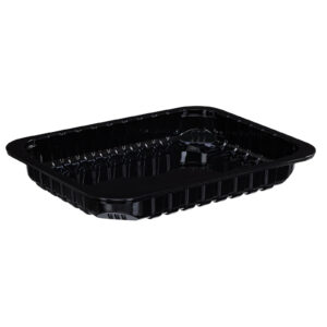 8P Black rPET Processor Tray