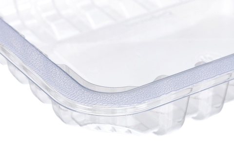 Pack-Elevate glue-coated flange detail